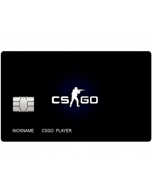 CS GO Card Black